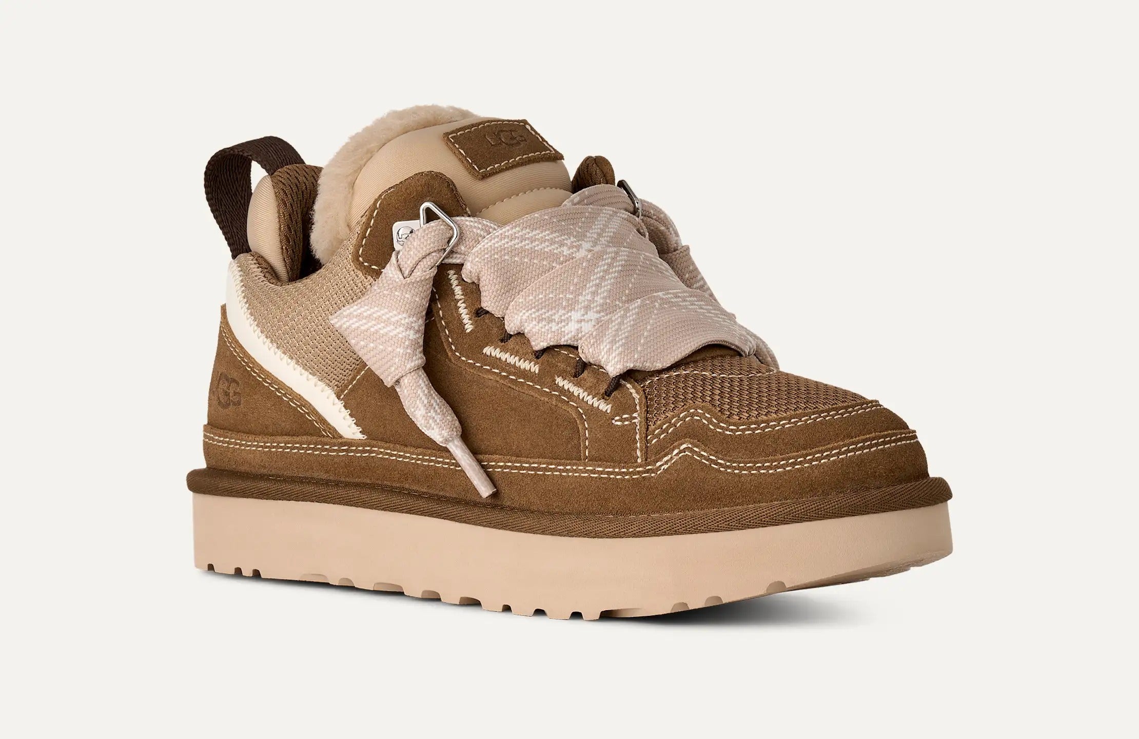 UGG Lowmel 1144032 sneakers donna Light Bronze suede