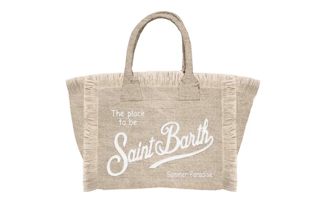 MC2 Saint Barth Vanity Mini Linen borsa beige lino