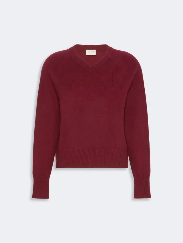 Weekend Max Mara Padre maglia bordeaux taglia M cashmere