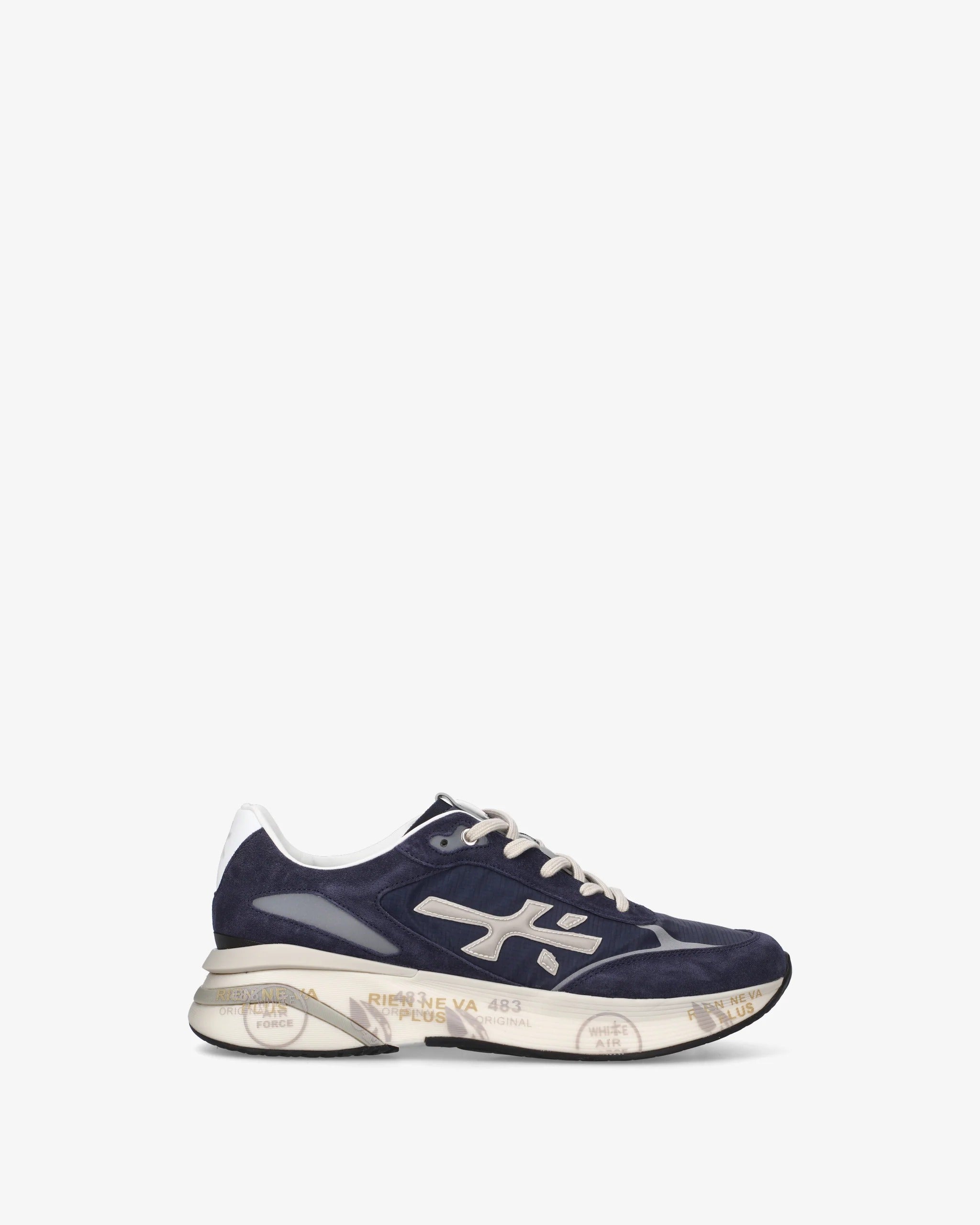 Premiata Moerun 7306 sneakers uomo blu tessuto mesh