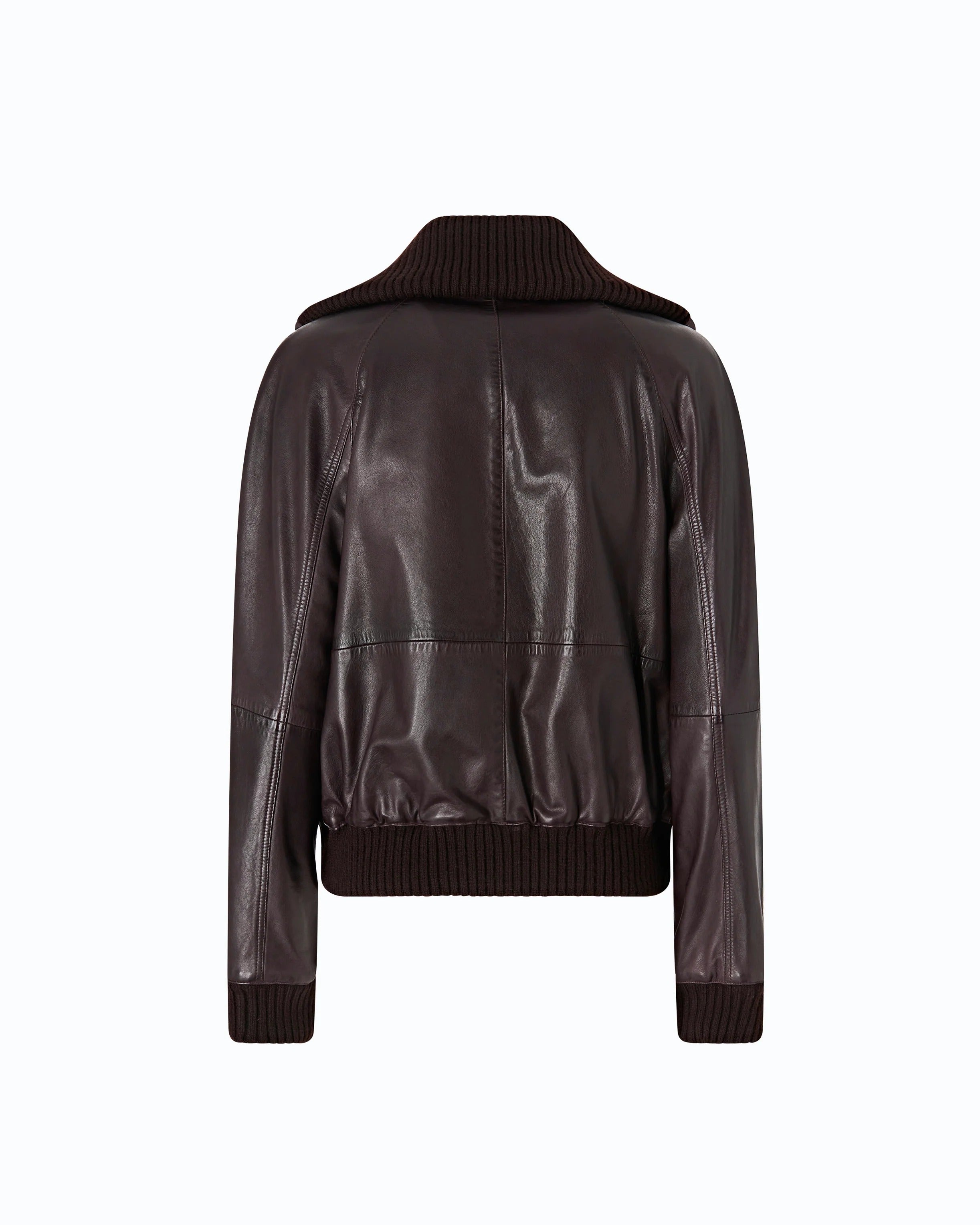 Pinko Bluma 107166-A31X bomber pelle testa di moro
