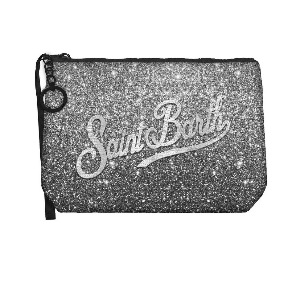 MC2 Saint Barth Aline Mini Lurex pochette nero