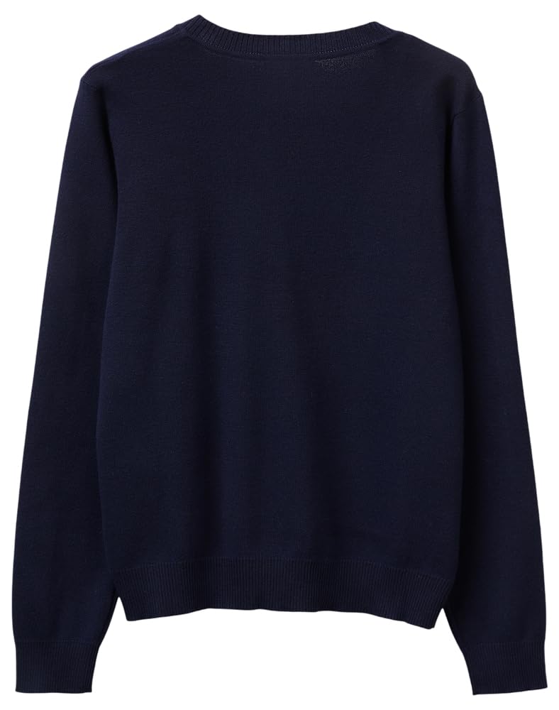 Benetton Maglieria Maglione Scollo a V Donna Tinta Unita