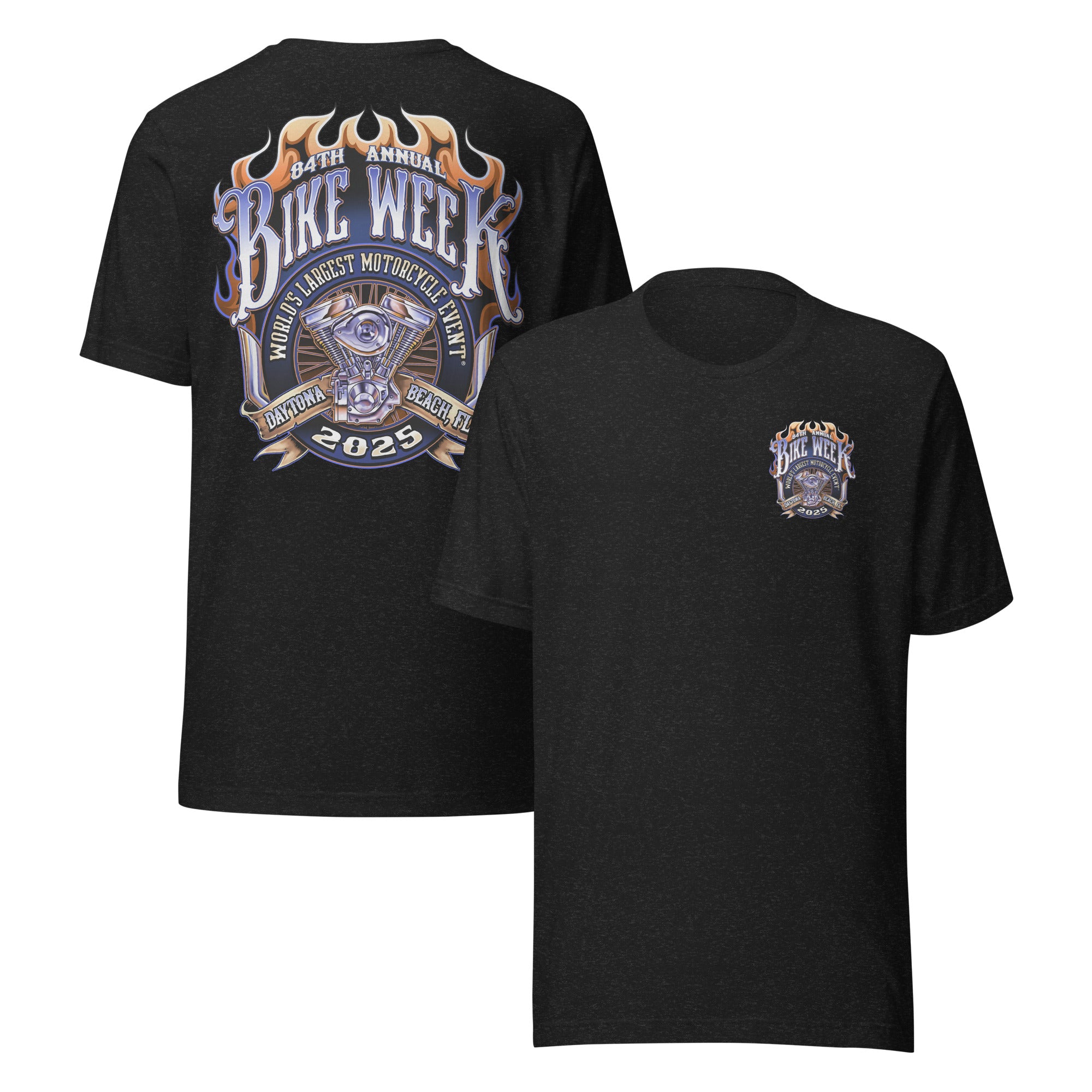 Pure Trash 84th Bike Week Daytona Maglietta Uomo Cotone Leggera
