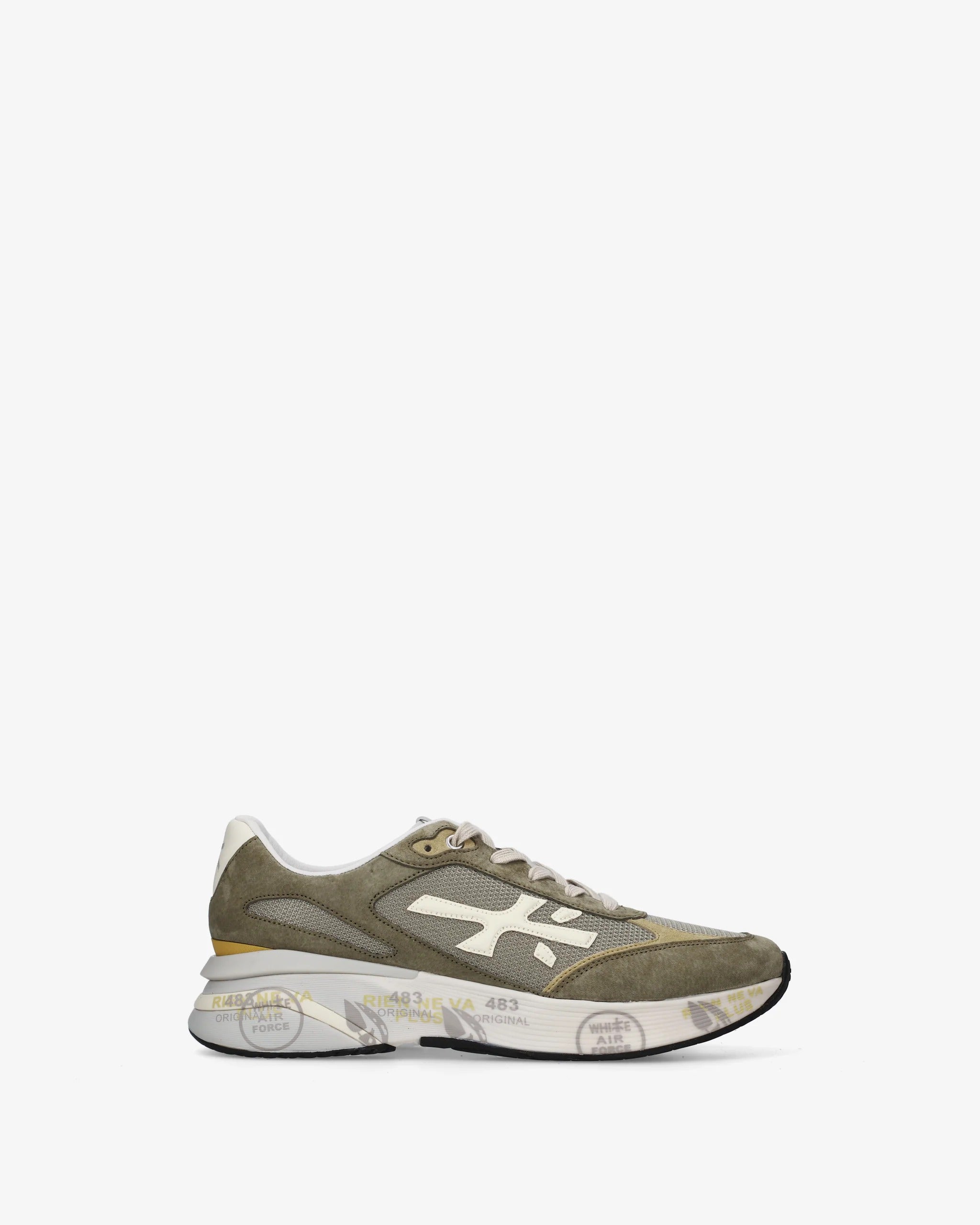 Premiata Moerun 8300 Sneakers Uomo Verde Militare Nylon