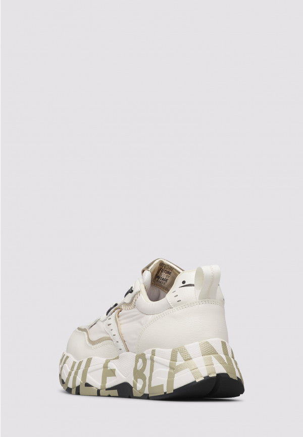 Voile Blanche Club 105 sneaker donna bianco platino suede