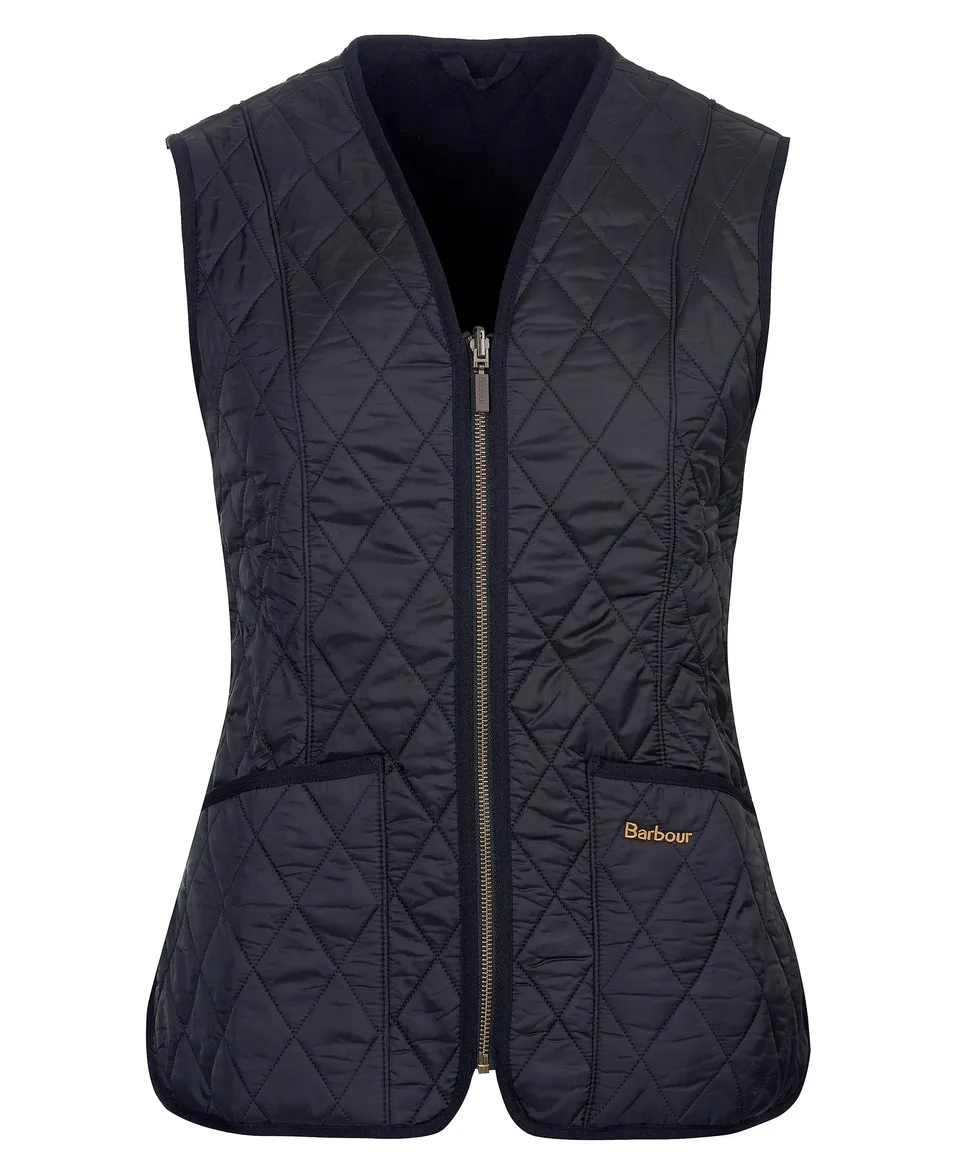 Barbour Betty Liner LLI0003 smanicato nero donna