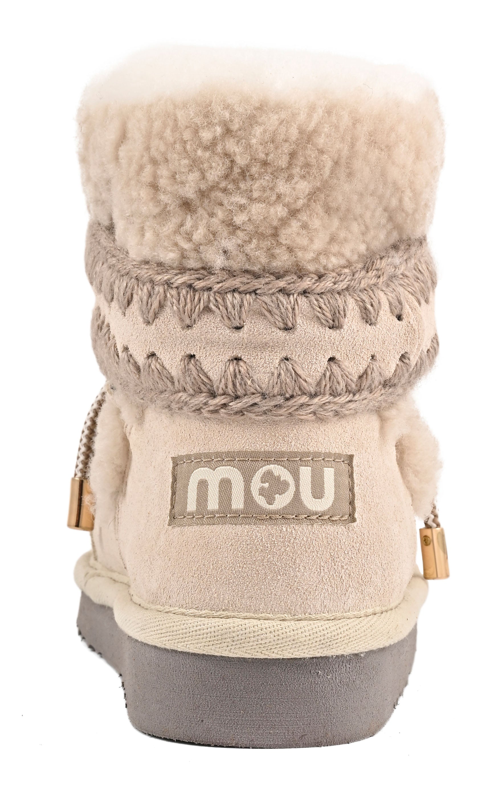 Mou Eskimo 18 FW101152M Stivaletto Donna Chalk Montone