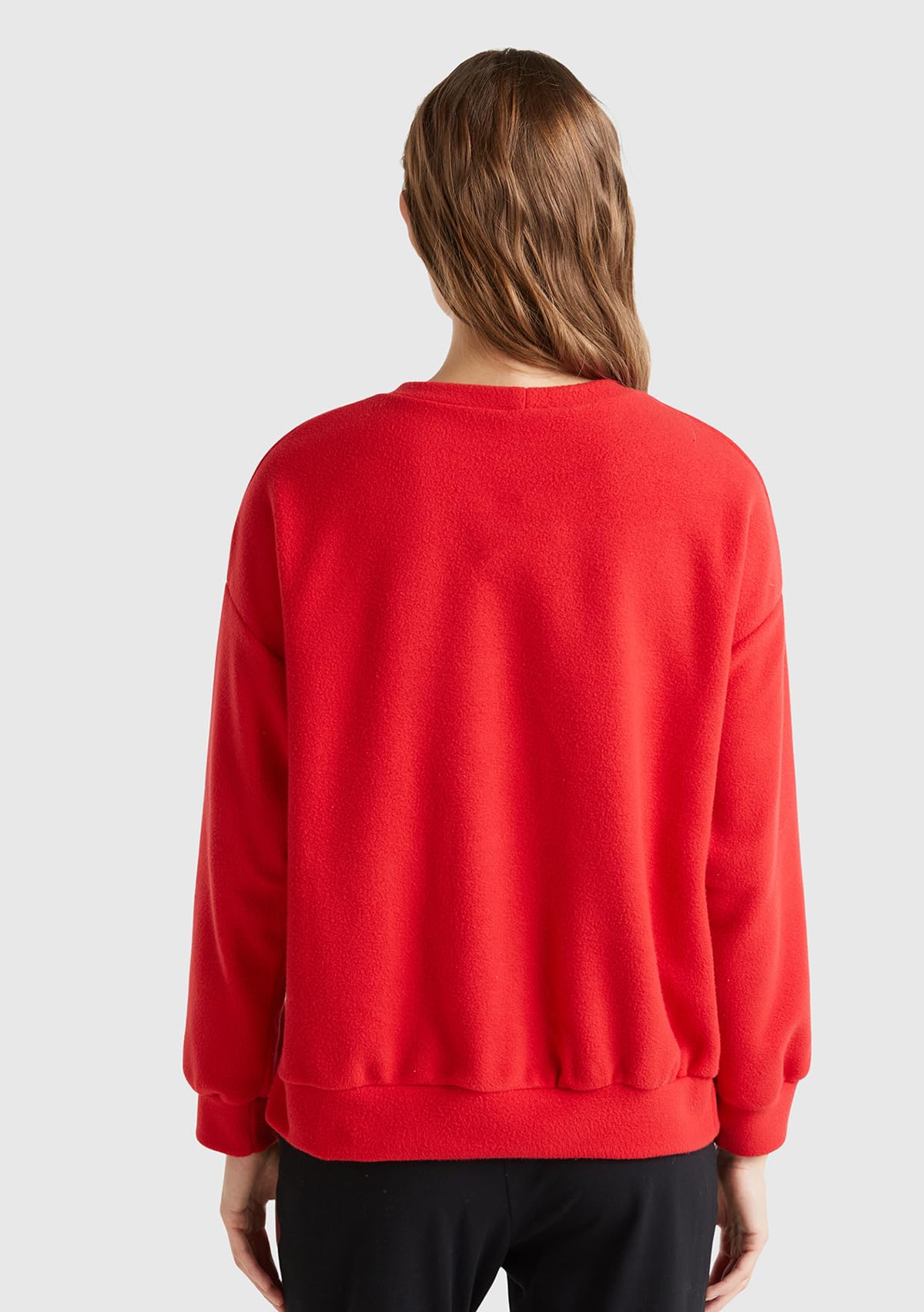 Benetton Intimo e Pigiami Maglia Pigiama Donna L Pile Stampata