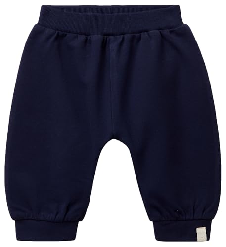 Benetton Pantaloni Tuta Bimbo Felpa Cotone Organico Vita Elastica