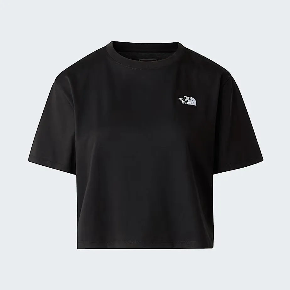 The North Face Evolution Simple Dome Cropped t-shirt donna nero cotone