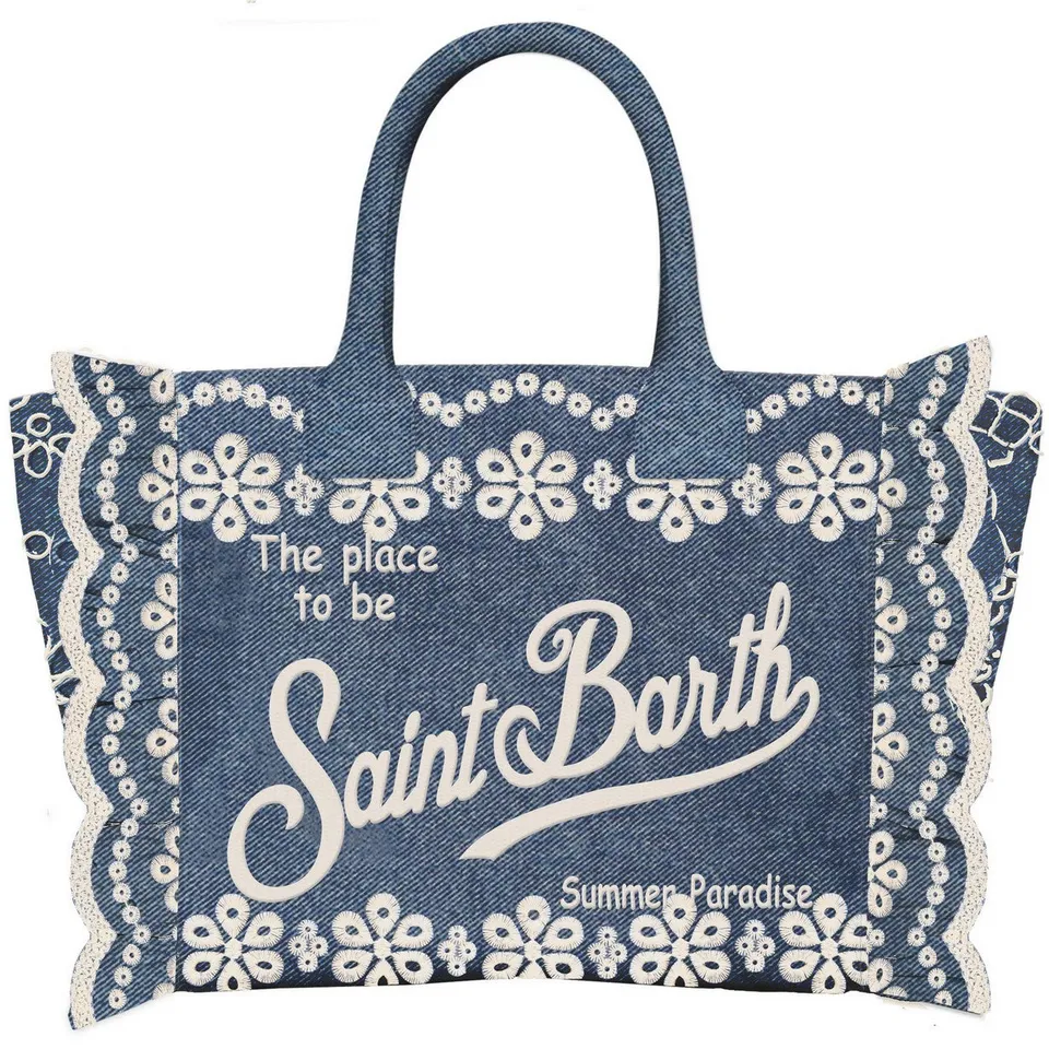 MC2 Saint Barth Vanity Volant N Borsa Denim