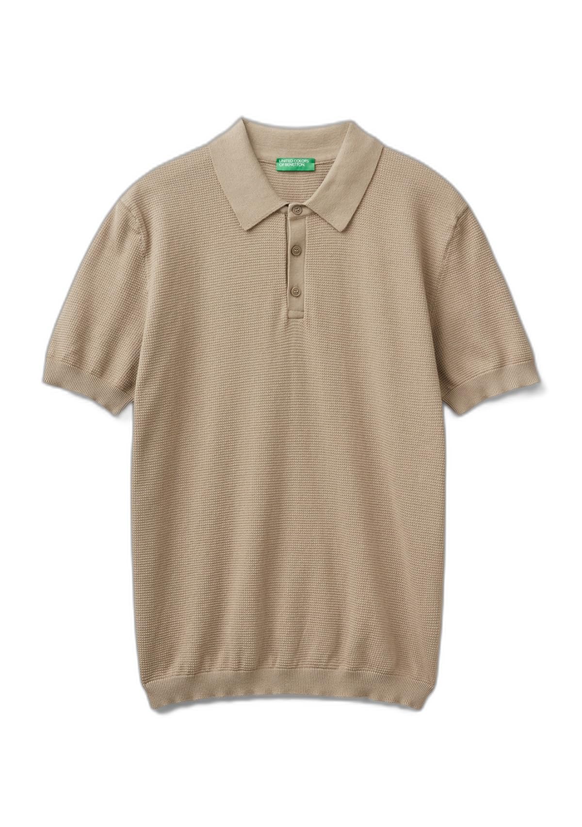 Benetton polo uomo blu XS manica corta regular