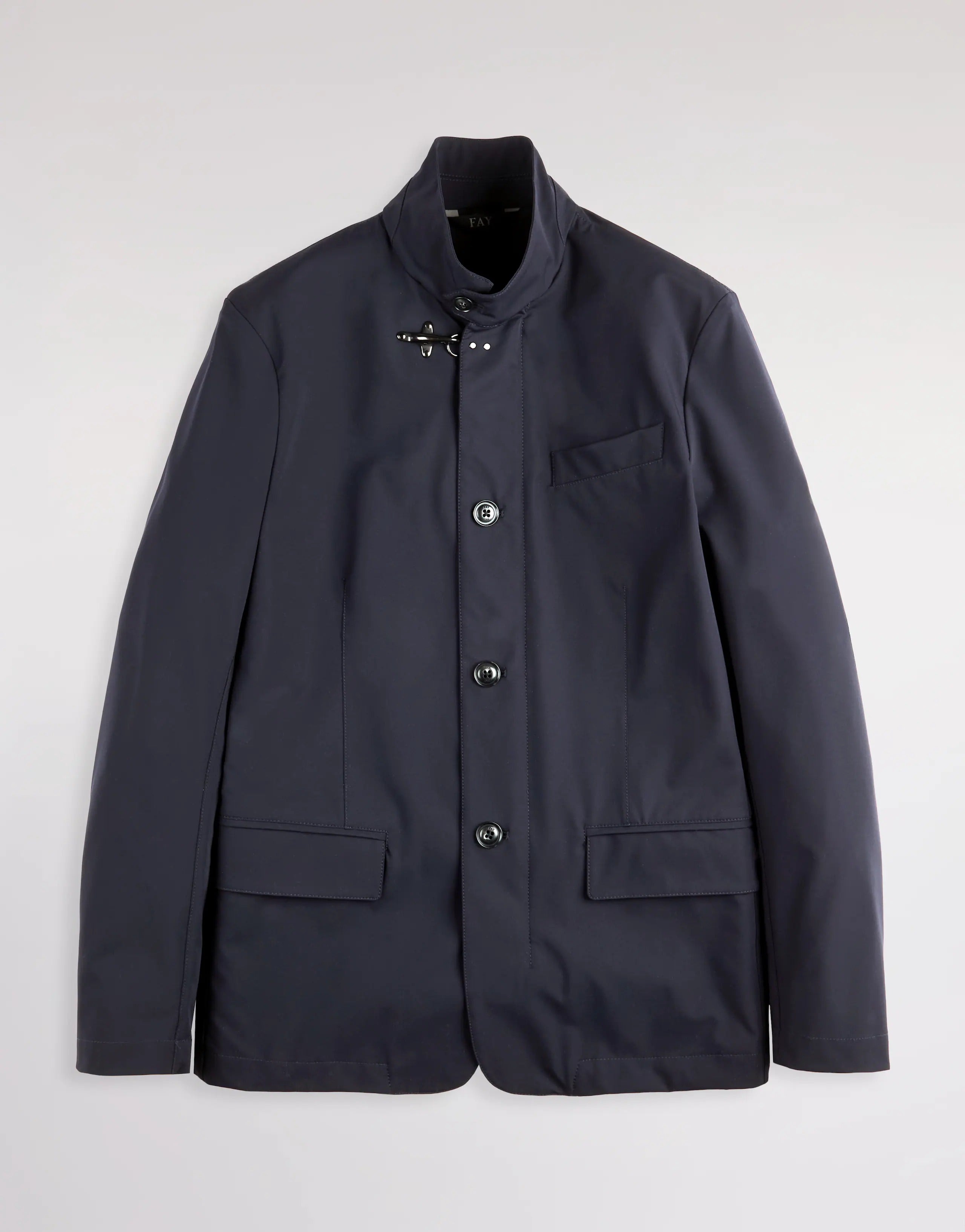 Fay Travel NAM1952029 giacca uomo blu nylon stretch