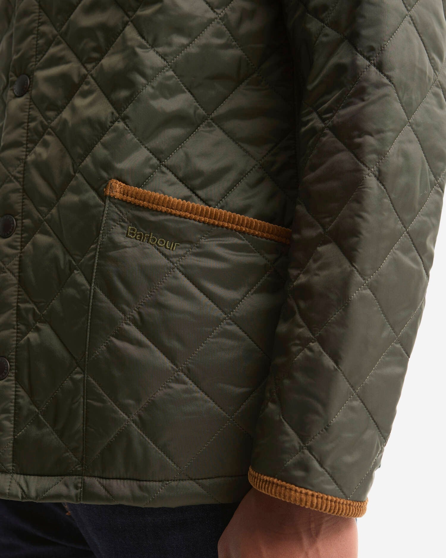 Barbour MQU1911 giacca Heritage Liddesdale Sage trapuntata