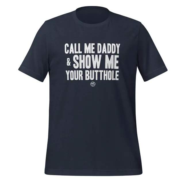 Pure Trash Call Me Daddy t-shirt uomo nera cotone