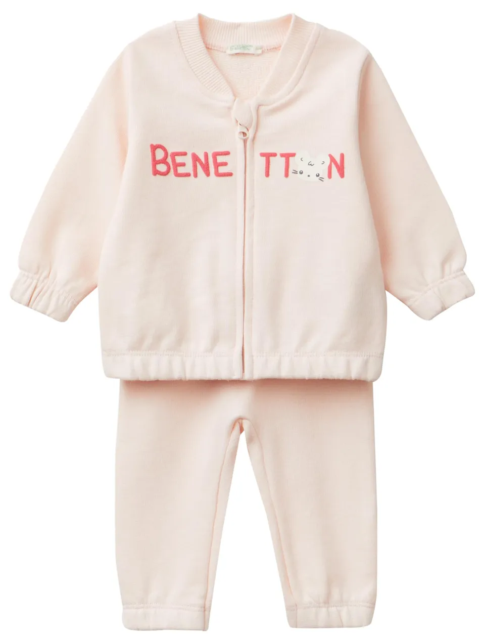 Benetton Pantaloni Baby Unisex Cotone Blu Taglia 50-74