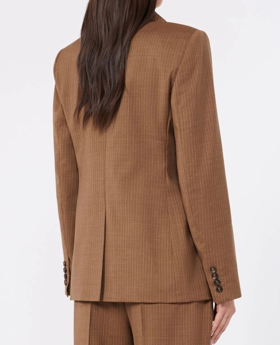 Max Mara Studio MSTUMICO Blazer Donna Cammello Lana