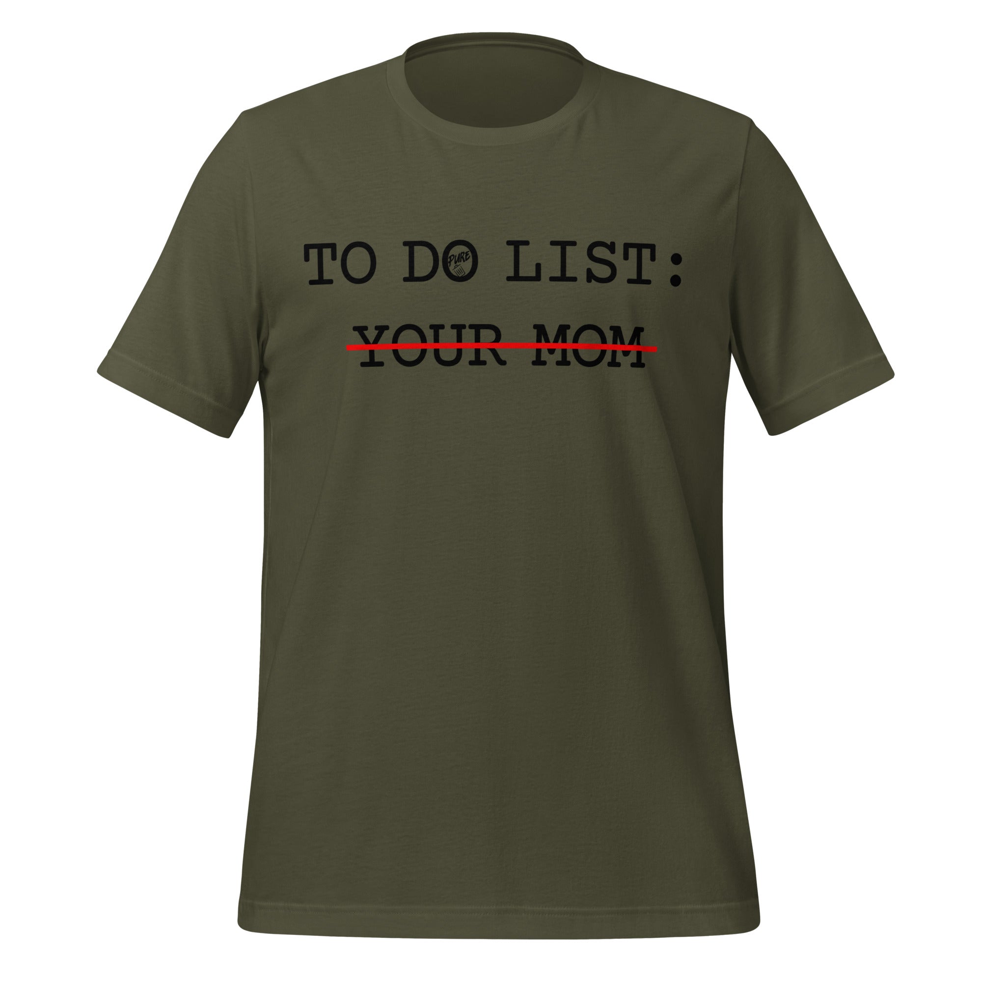 Pure Trash To Do List Your Mom t-shirt uomo cotone