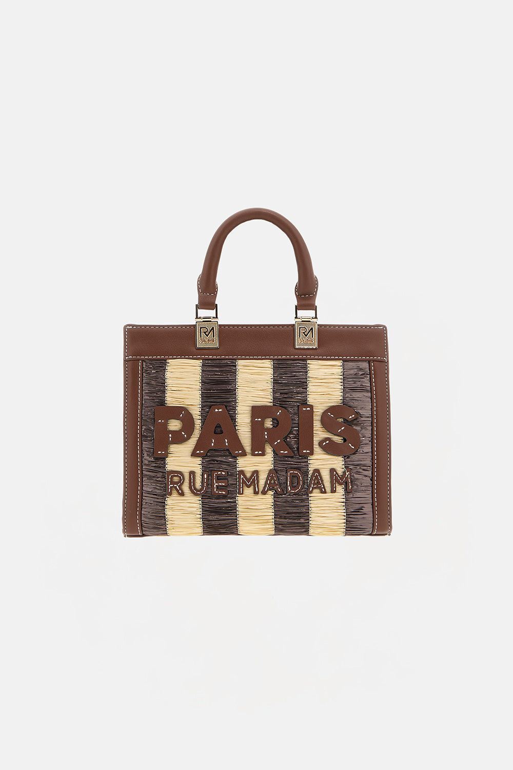 Rue Madam Tangeri 1572 Mini Tote Donna Marrone Beige