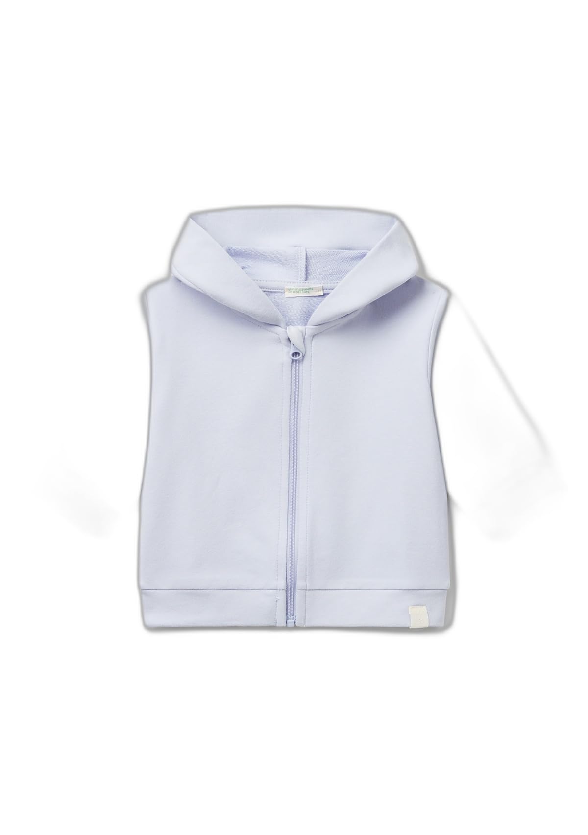 Benetton Felpa Neonato Zip Cappuccio Cotone Taglia 62