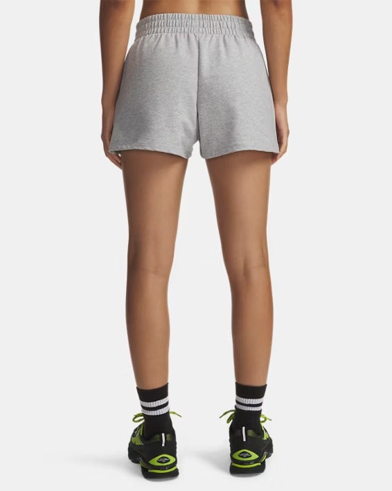 Under Armour 77-6011022 Shorts Donna Grigio Cotone