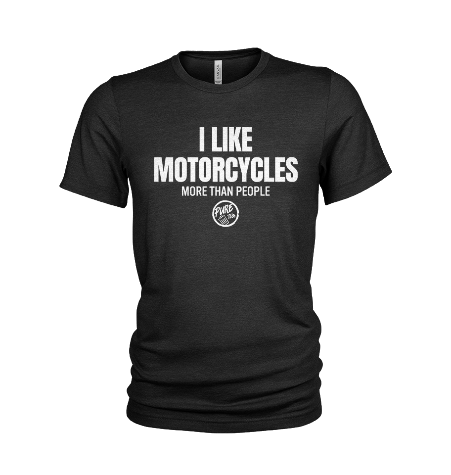 Pure Trash I like Motorcycles maglietta uomo cotone biker