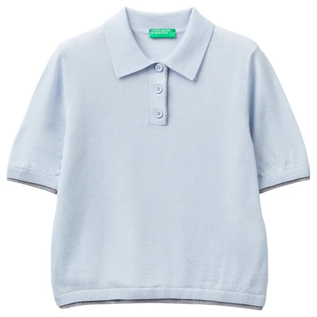 Benetton Polo M/M maglia polo lana extrafine manica corta