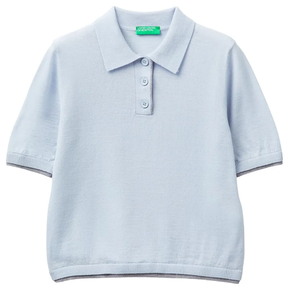 Benetton Polo M/M maglia polo lana extrafine manica corta