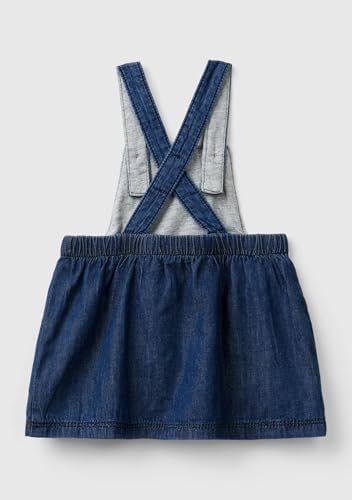 Benetton Gonna Salopette 4dhjat013 Bimba 56 Denim