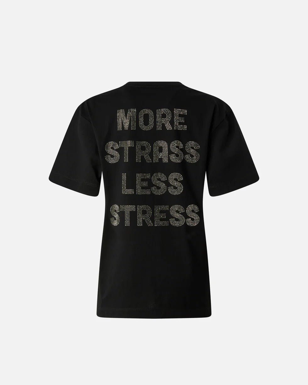 PINKO Strepitoso 105526 A33S T-shirt Nero Strass