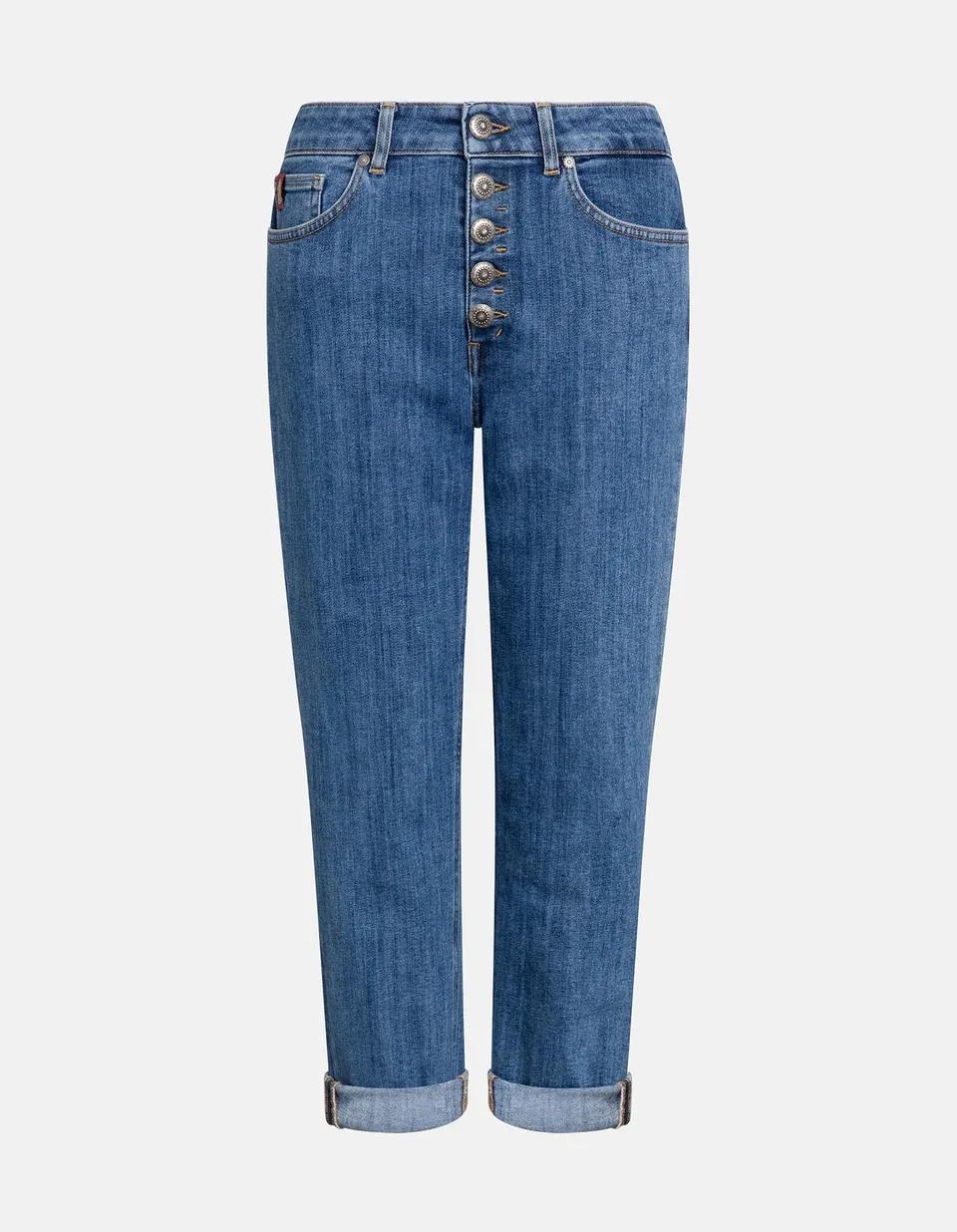 Dondup Koons Gioiello DP268K jeans donna Blu loose stretch