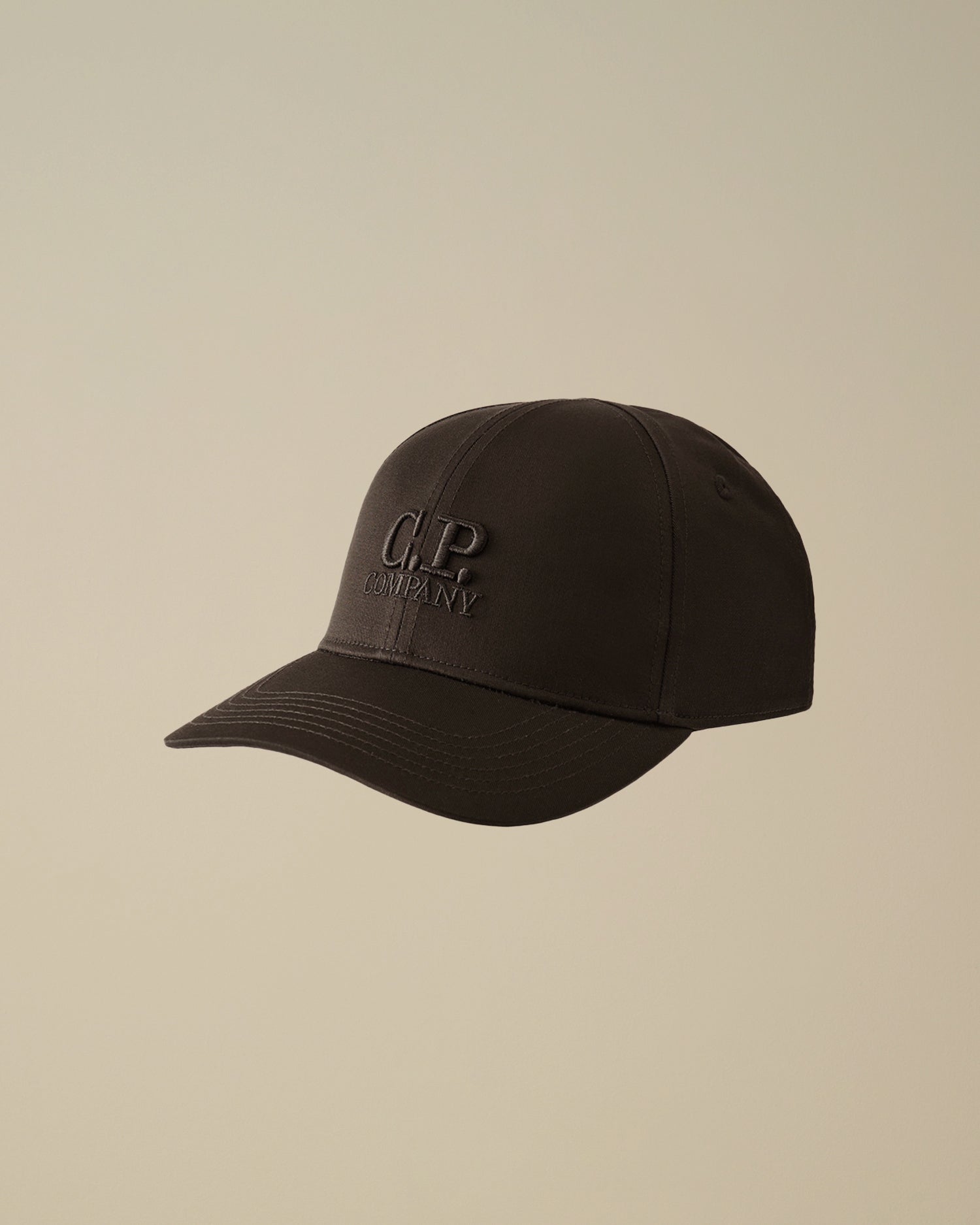 C.P. Company MAC750A Cappello Baseball Nero Gabardina