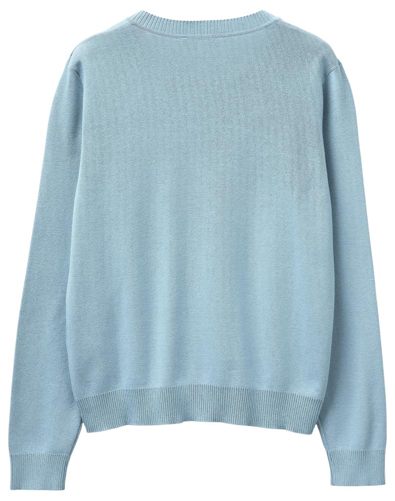 Benetton Maglieria 1C19D403N Maglione Donna Blu XXS Scollo V