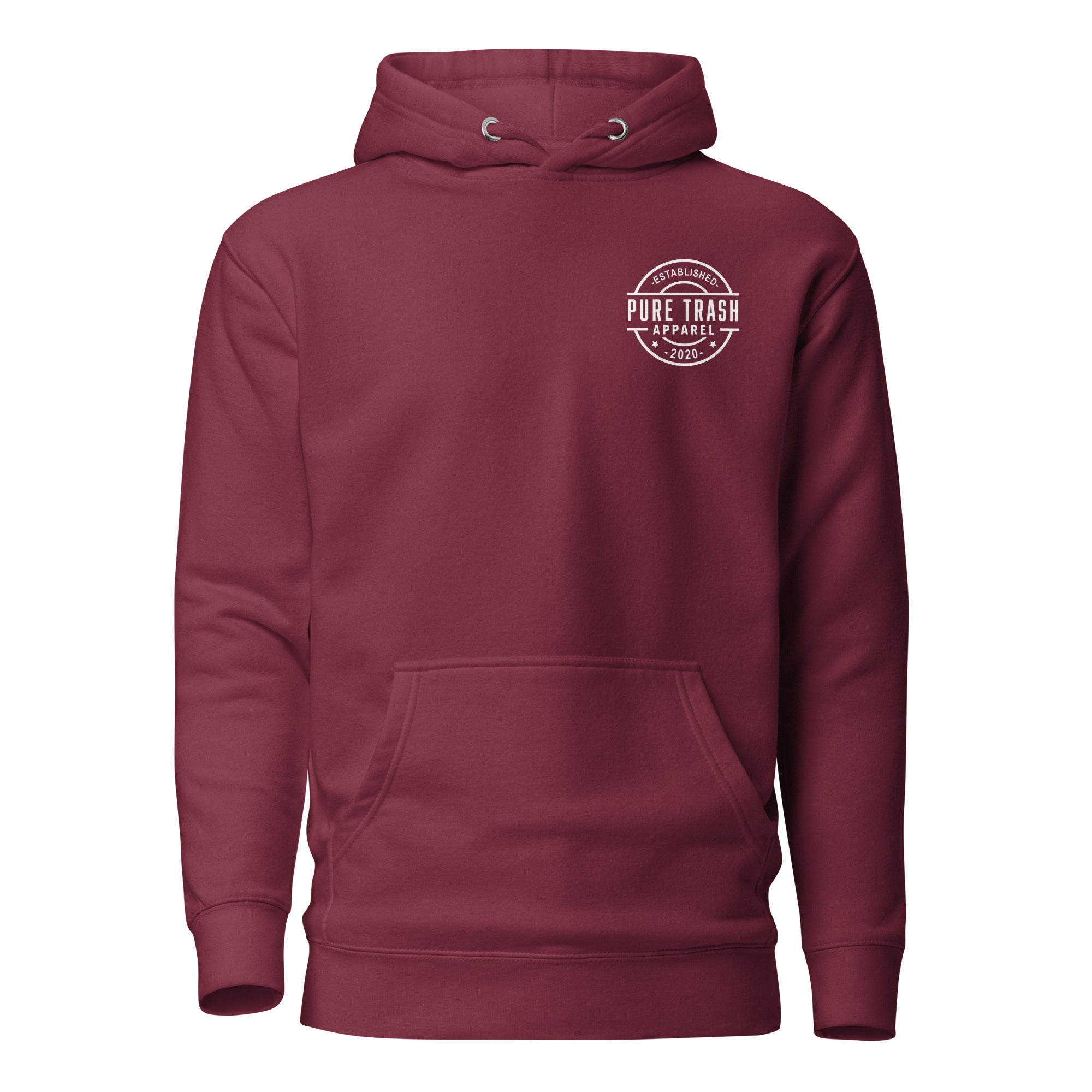 Pure Trash Established felpa unisex cappuccio