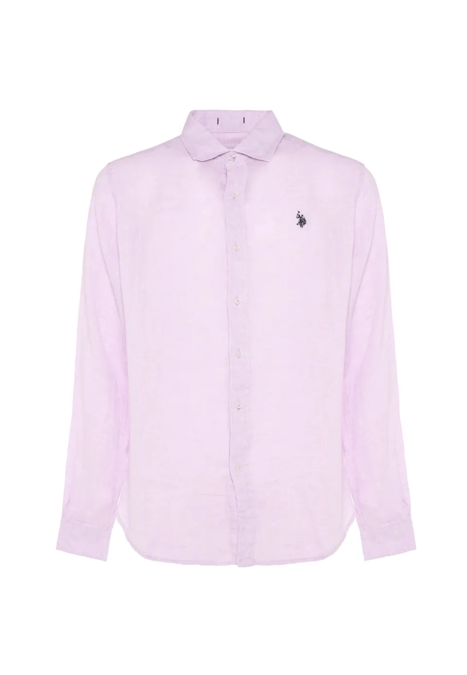 U.S. Polo Assn. US43104011 Camicia Uomo Rosa Lino Slim