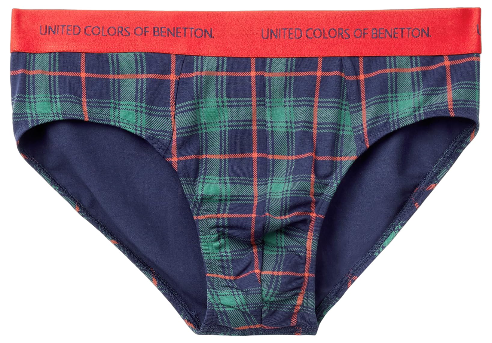 Benetton Slip Culotte Uomo Cotone Stampa Natalizia