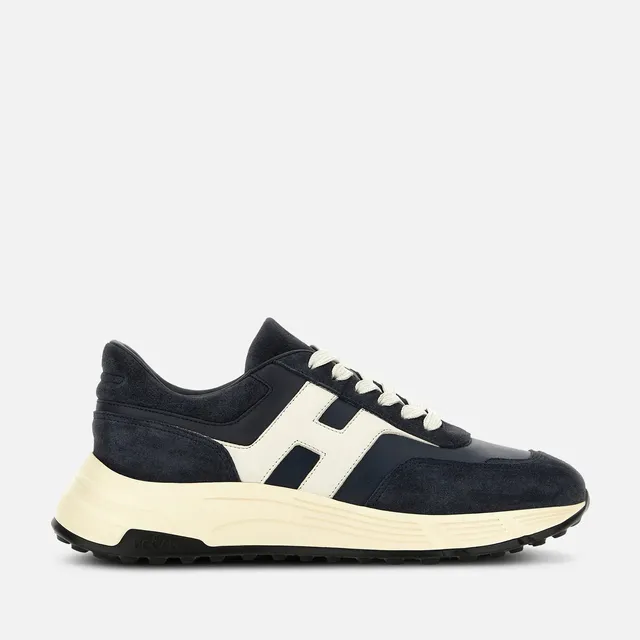 Hogan Hyperlight Sneaker Uomo Blu Suede Memory Foam