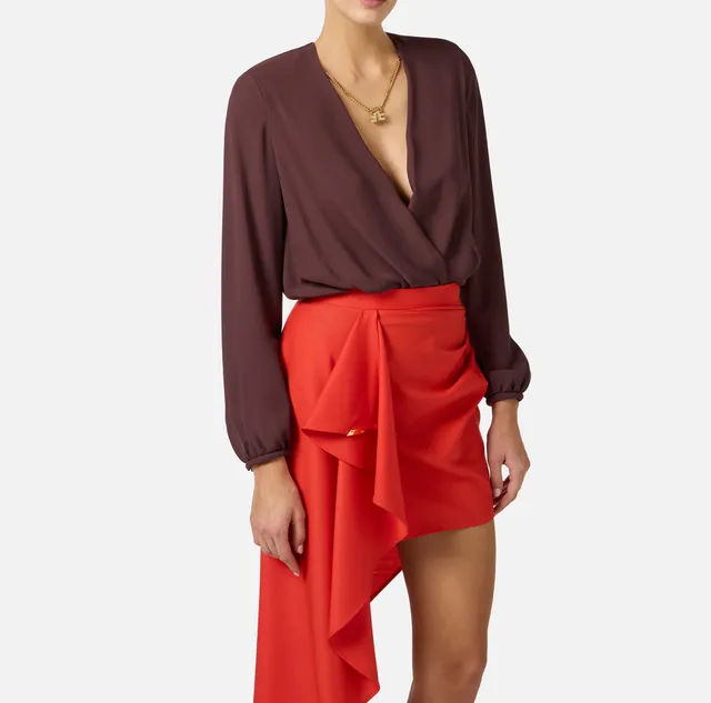 Elisabetta Franchi CB00762E2 Body Cacao Taglia 40