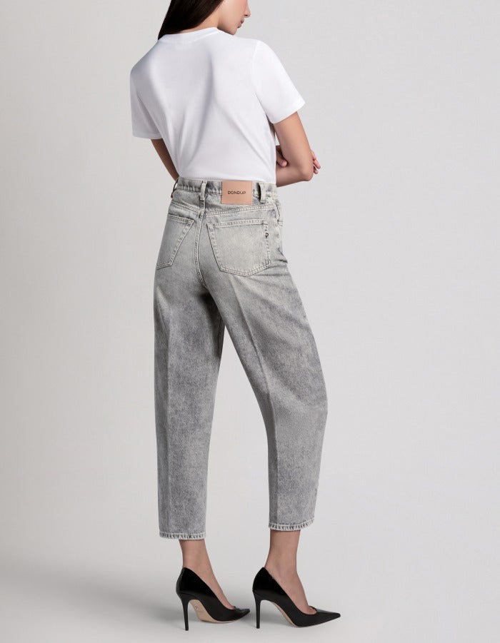 Dondup Bessie DP784 DF0277D900 jeans donna Topo vita alta