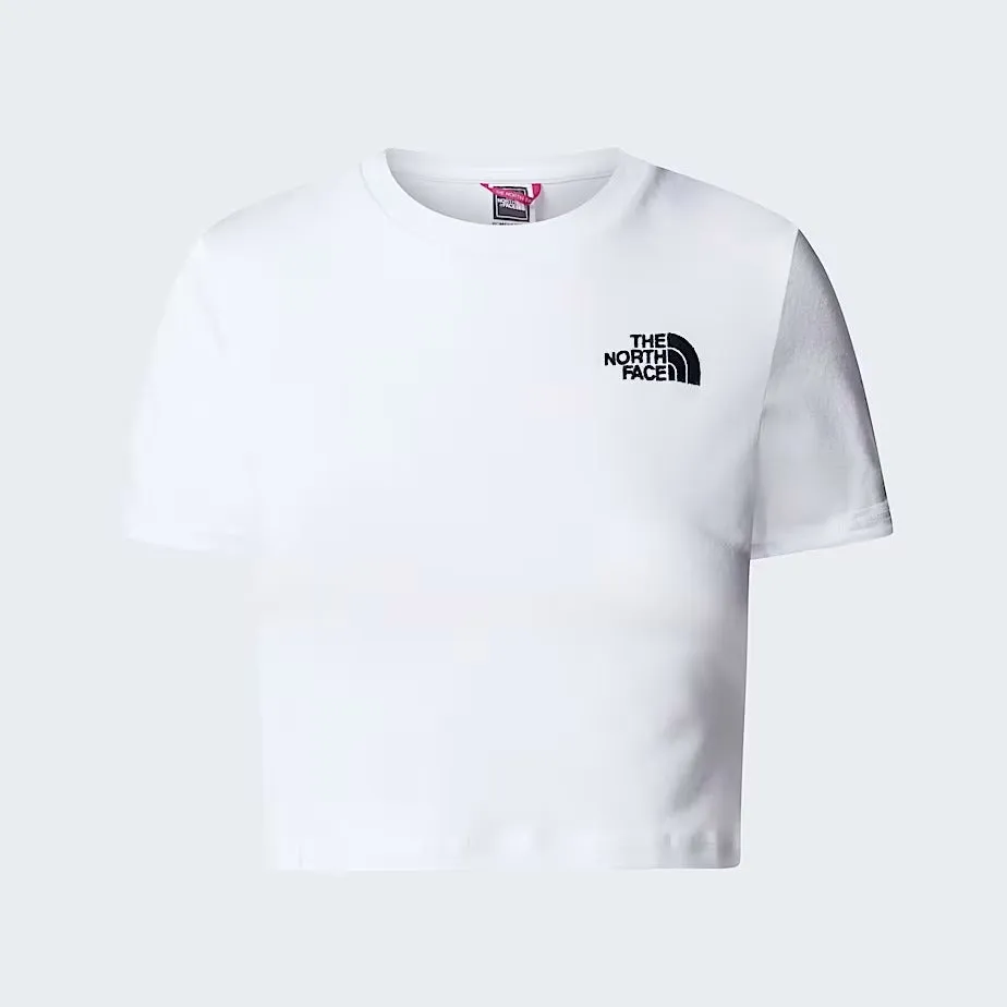 The North Face NF0A55AO T-Shirt Donna Tnf White Cropped
