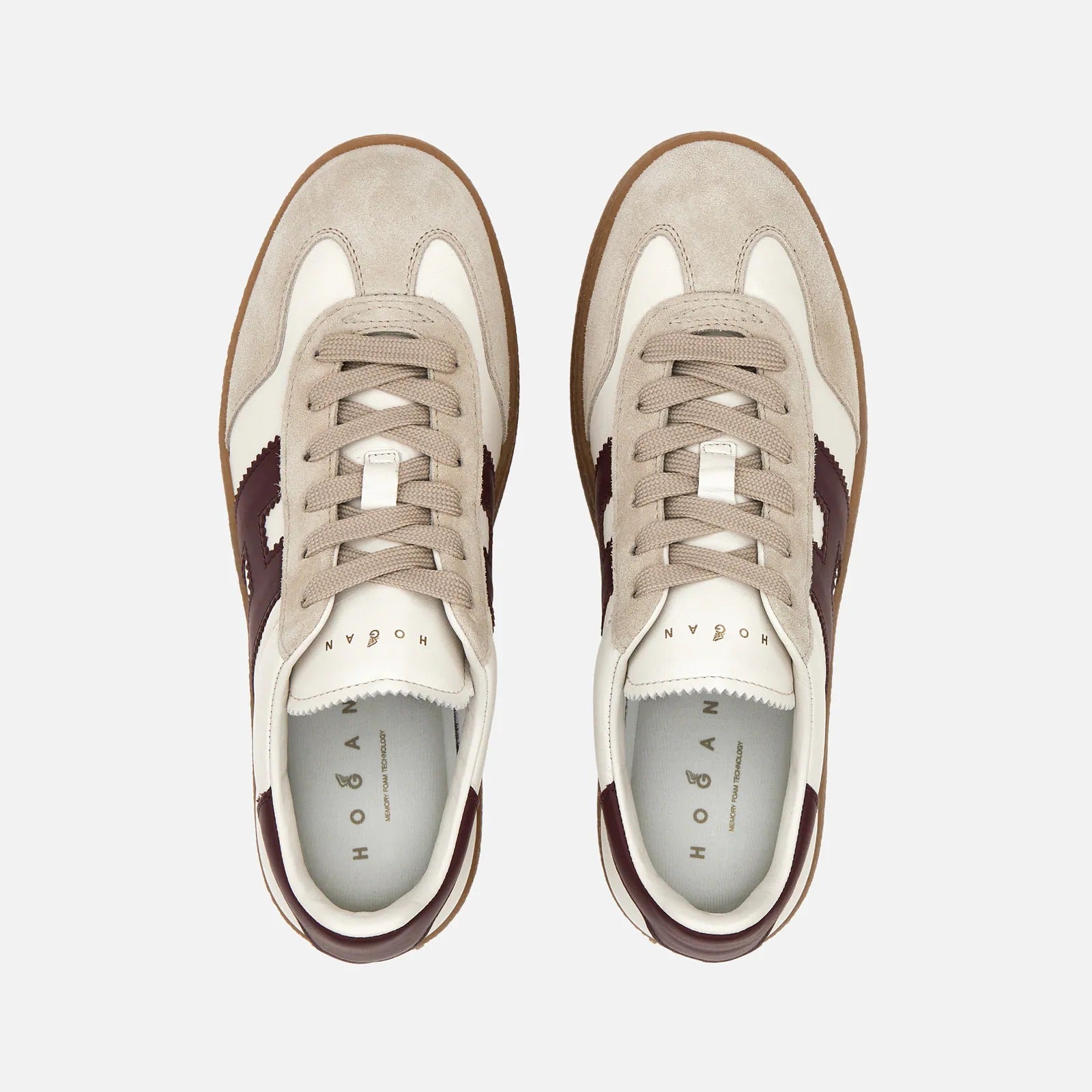 Hogan Cool H698 HXW6980 Sneaker Avorio Bordeaux