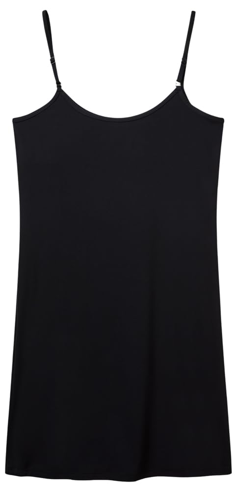 Benetton Intimo e Pigiami 30GJ1V001 Sottoveste Donna XS Nero Elastico