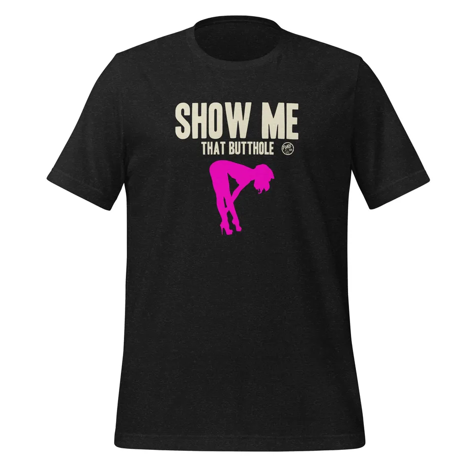 Pure Trash Show Me That Butthole t-shirt uomo verde