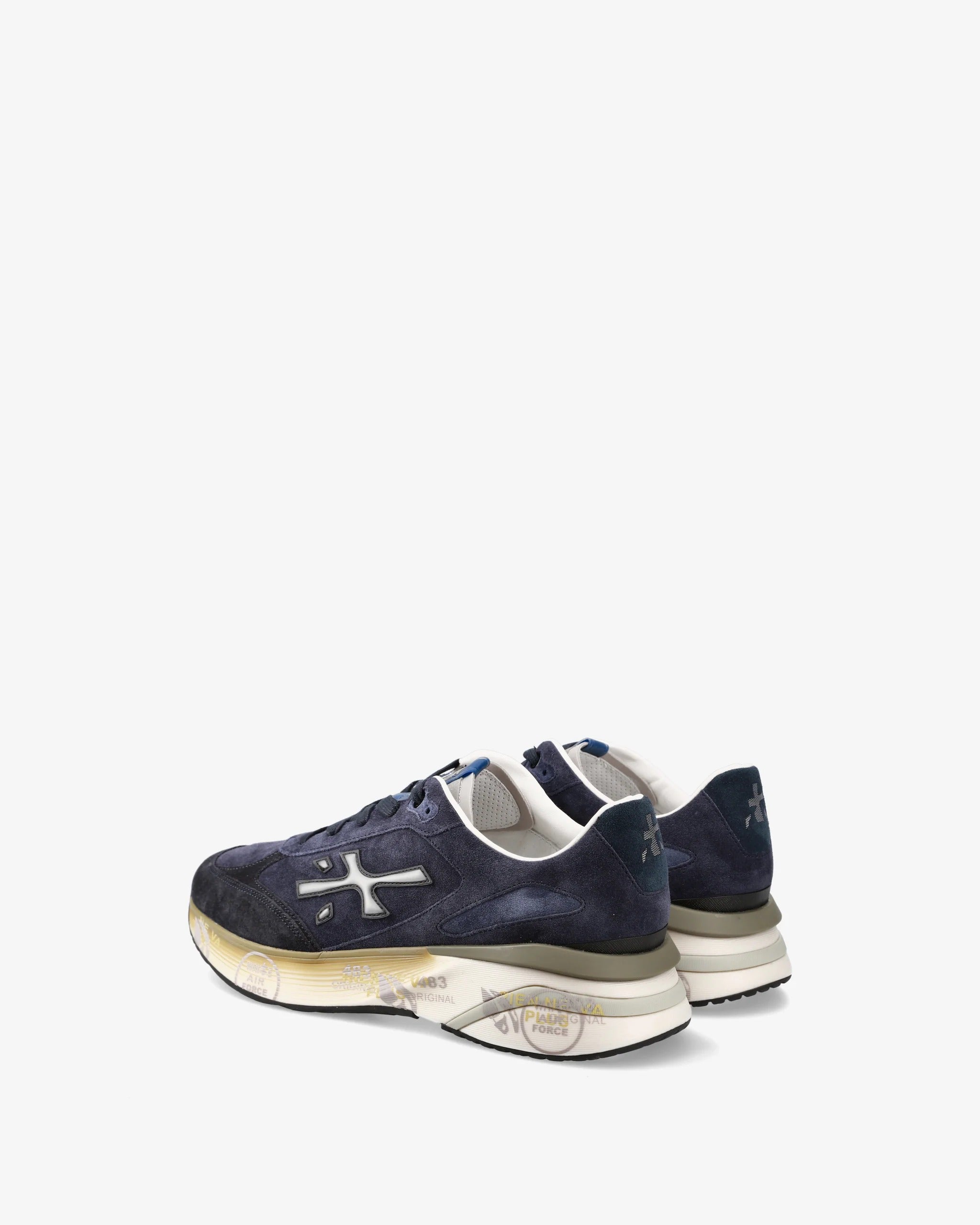 Premiata Moerun 7776 sneaker uomo blu scuro suede