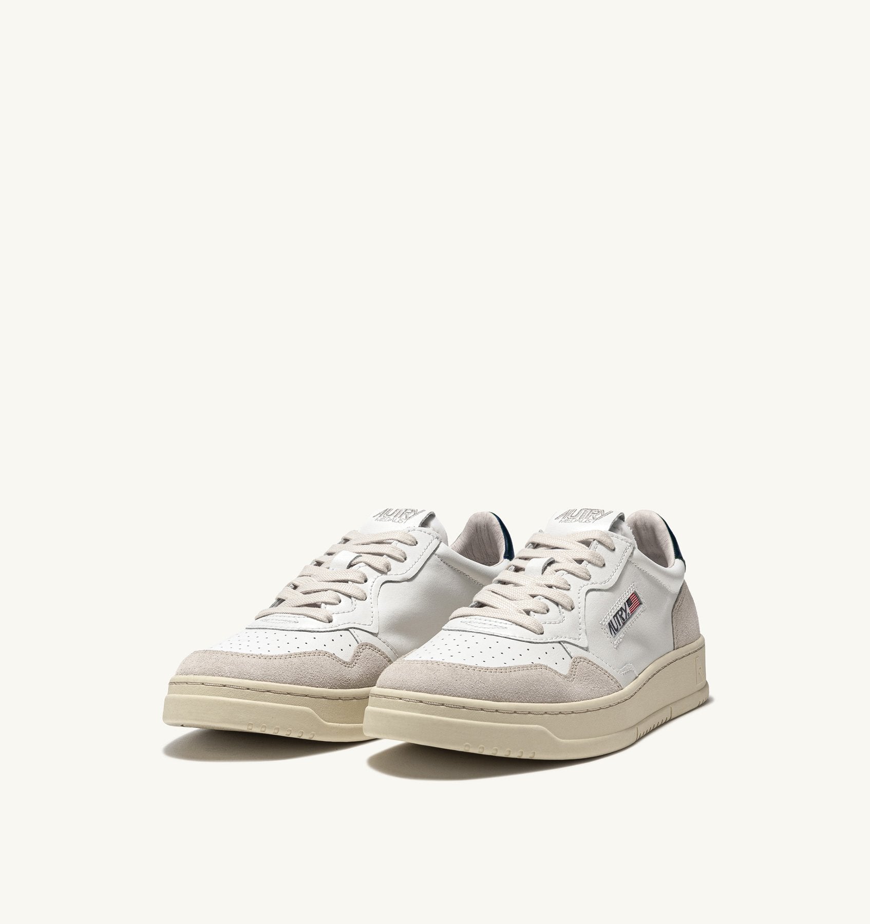 Autry Medalist Low AULM-LS28 sneaker pelle bianco grigio blu