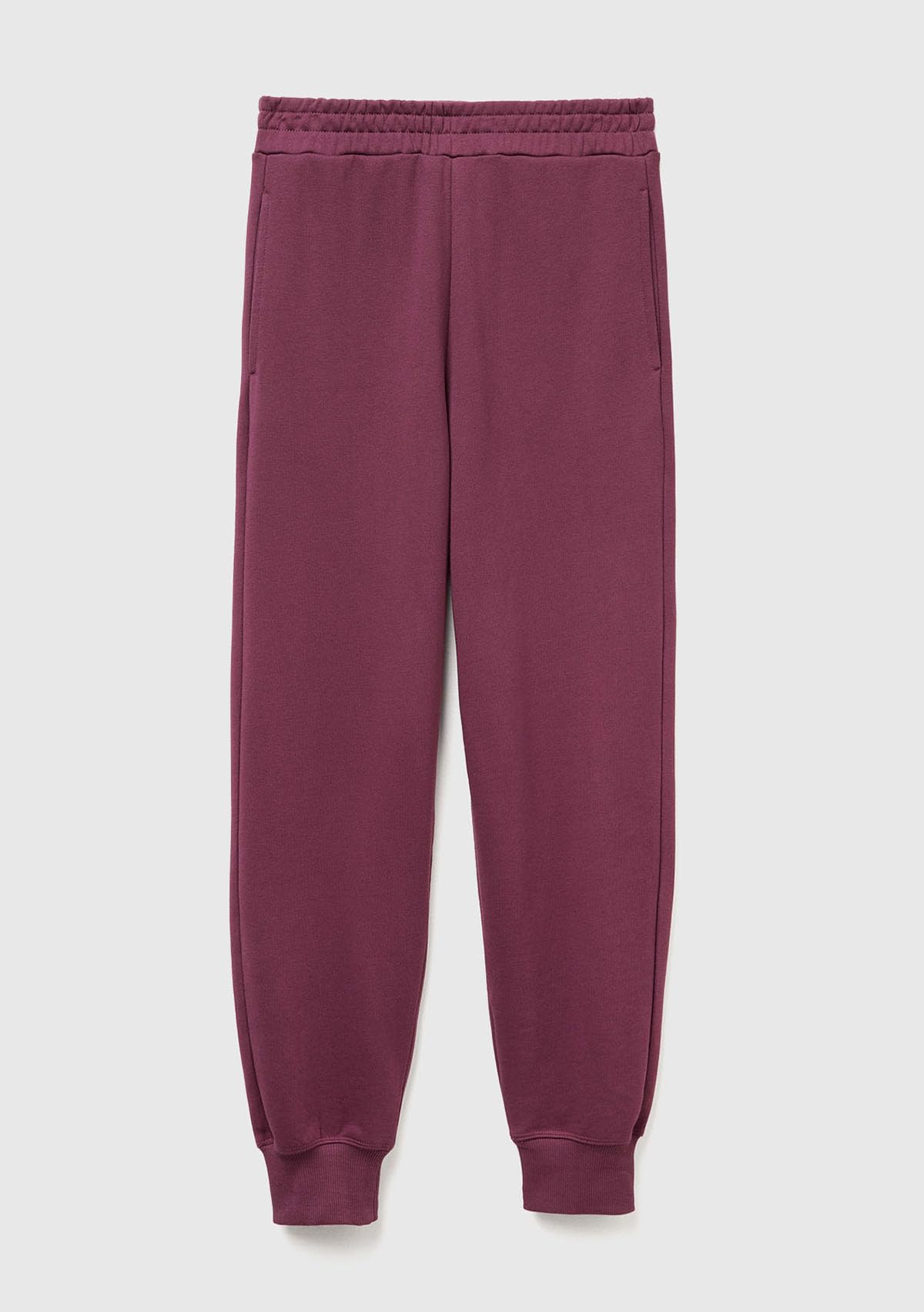 Benetton Pantaloni Donna elasticati regular fit polsino