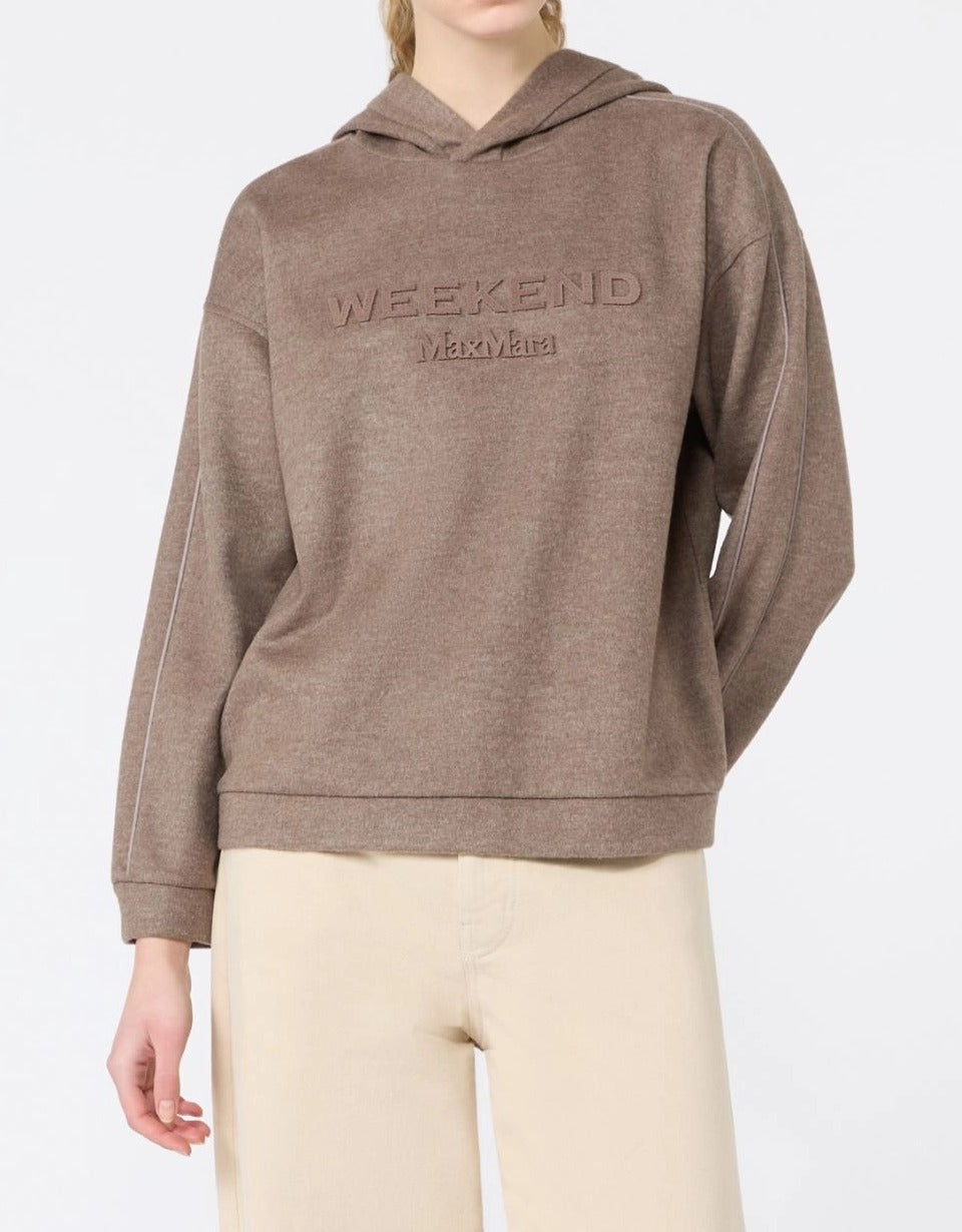 Weekend Max Mara Vetrino WKDVETRINO felpa marron glacè