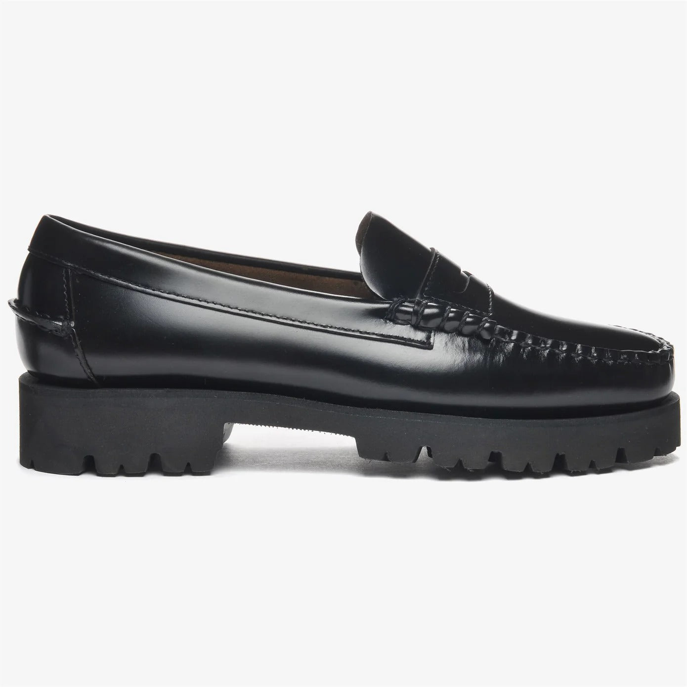 Sebago Dan Lug 7002IJO mocassino donna nero pelle