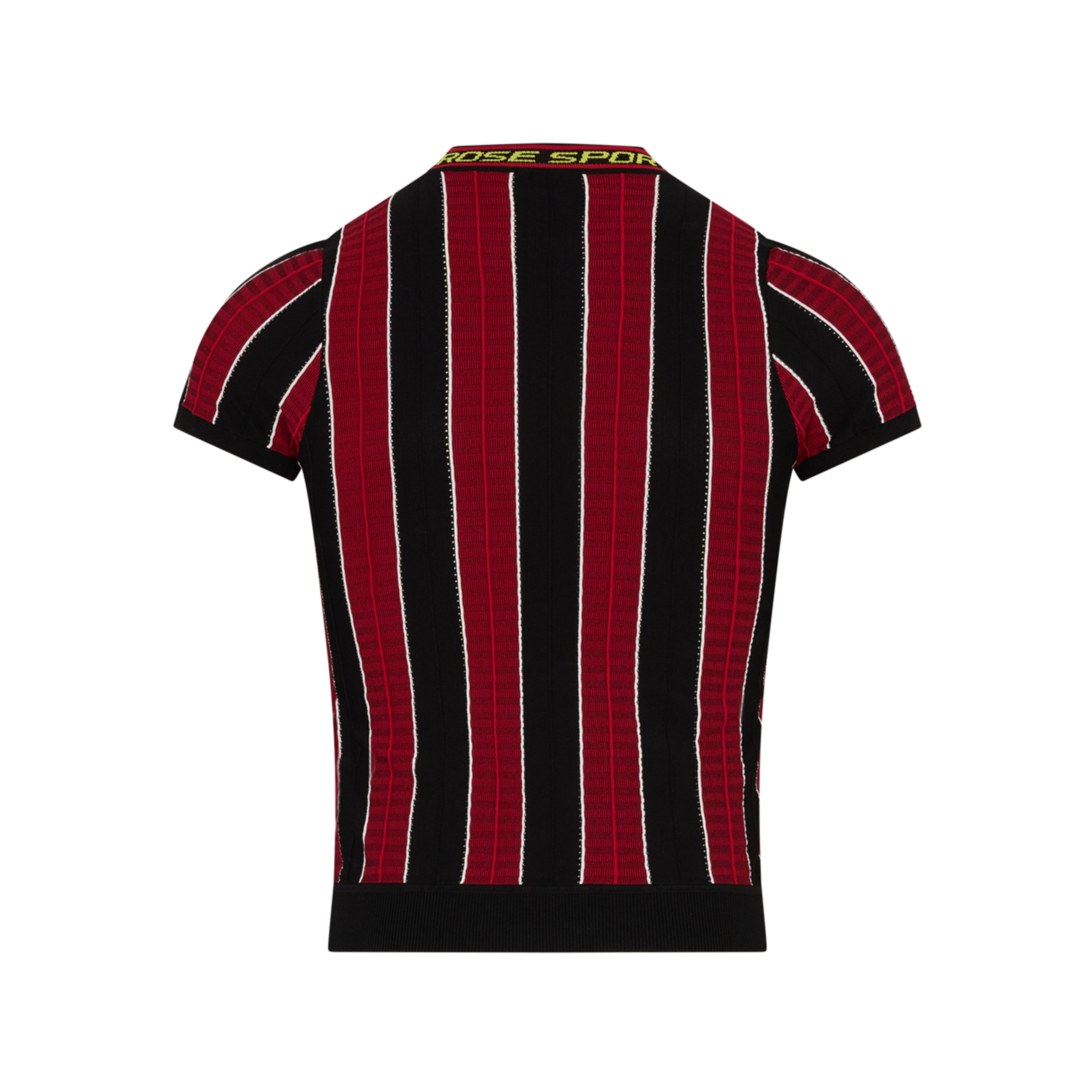 Martine Rose Logo Tight maglietta rosso nero slim